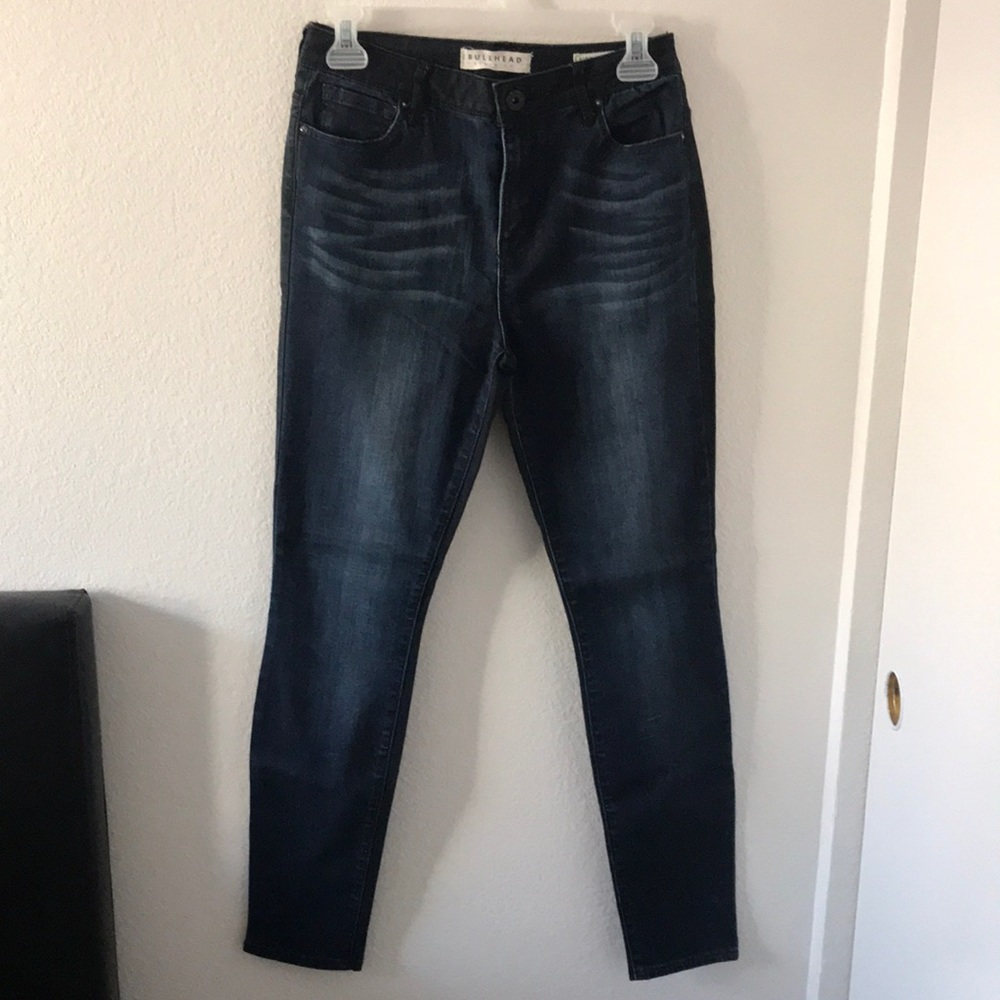 High-rise super skinny denim jeans